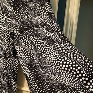 Patterned extra wide leg, party pant